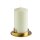 Kerzenleuchter goldfarben f&uuml;r KerzenD 8 cm